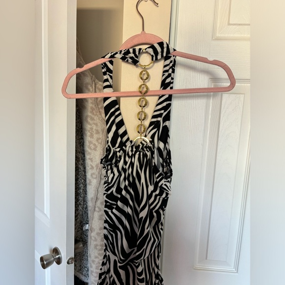 Y2K zebra striped top size medium - Picture 2 of 4